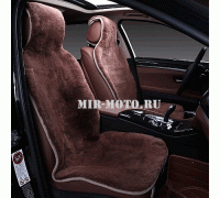 Накидка - искусственный мех, короткий ворс, цвет коричневый