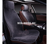 Накидка - искусственный мех, короткий ворс, цвет серый