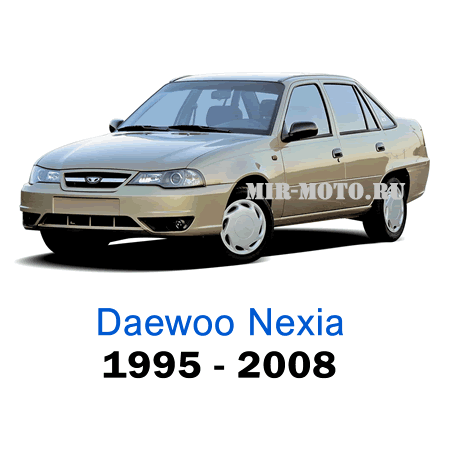 Чехлы на Дэу Нексия с 1995-2008 год экокожа цвет черный
