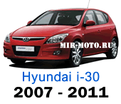 Чехлы Хендай i30 c 2007-2011 год