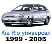 Чехлы Рио 1999-2005 год универсал