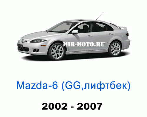 Чехлы на Мазда 6 лифтбек GG 2002-2007 год