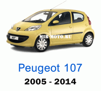 Чехлы на Пежо 107 2005-2014 год