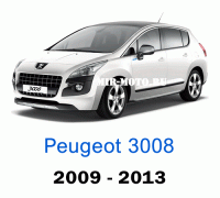 Чехлы на Пежо 3008 2009-2013 год
