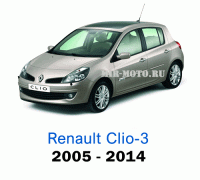Чехлы на Рено Клио с 2005-2014 год