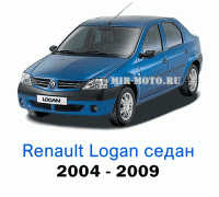 Чехлы на Рено Логан с 2004-2009 год