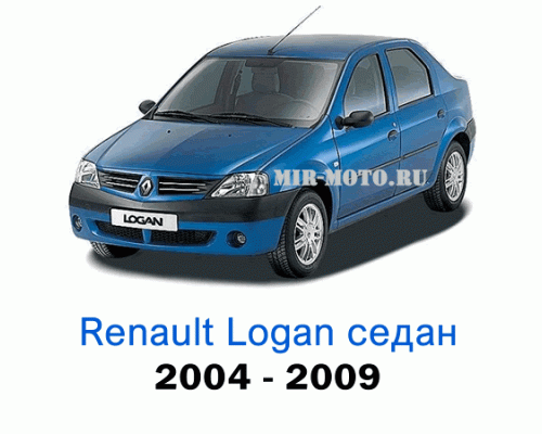 Чехлы на Рено Логан с 2004-2009 год