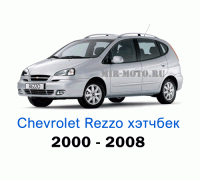 Чехлы на Шевроле Реззо с 2000-2008 год