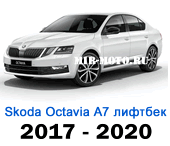 Чехлы Октавия А7 лифтбек с 2017-2020 год