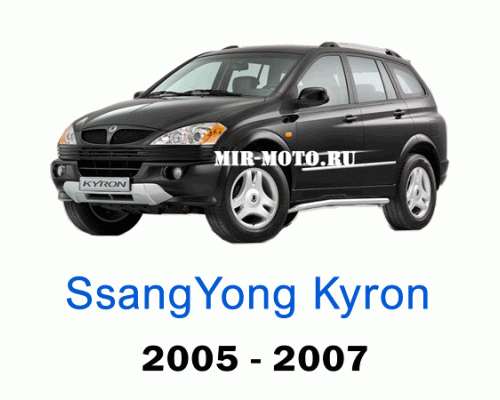 Чехлы на Санг Енг Кайрон 2005-2007 год