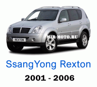 Чехлы на Санг Енг Рекстон 2001-2006 год