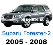 Чехлы Субару Форестер-2 рестайлинг 2005-2008 год