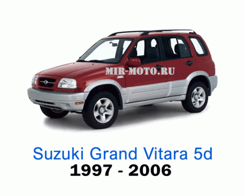 Чехлы на Сузуки Гранд Витара с 1997-2006 год