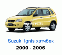 Чехлы на Сузуки Игнис 1 поколение с 2000-2006 год