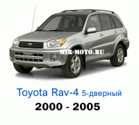 Чехлы на Тойота Рав 4 с 2000-2005 год