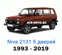 Чехлы на Нива 2131 5-и дверная с 1993-2019