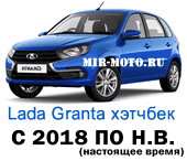 Чехлы Лада Гранта хэтчбек с 2018 года